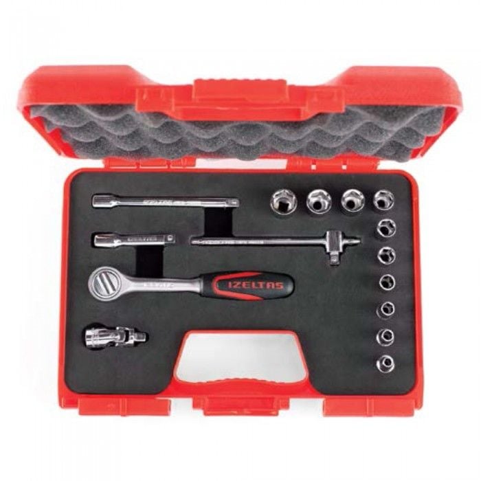 İzeltaş 15Lİ Karburatör Lokma Anahtar Takımı 1/4'' - 1107006015