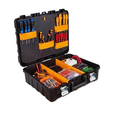 Eurostar KF2519M Profesyonel Metal Kilitli Teknisyen ve Servis Takım Çantası  48x39,8x18 cm