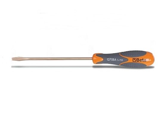 Beta 1270BA Kıvılcım Çıkarmaz Düz Tornavida 3x75mm