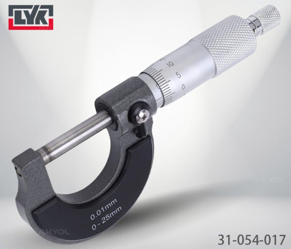 LYK 31-054-017 Mekanik Mikrometre 0-25 mm