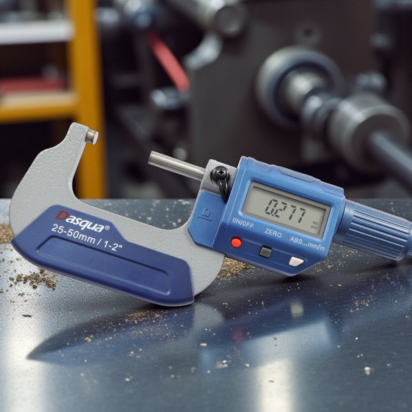 Dasqua 4230-2010 Dijital Dış Çap Mikrometre 25-50 mm | Hassas Ölçüm Cihazı