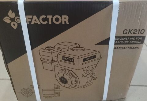 Factor GK210 Benzinli Motor 7 HP İpli Kamalı