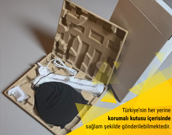 Geniş Mercekli Luma  Masaya Bağlanabilir Büyüteç | Ayarlanabilir Led Işığı