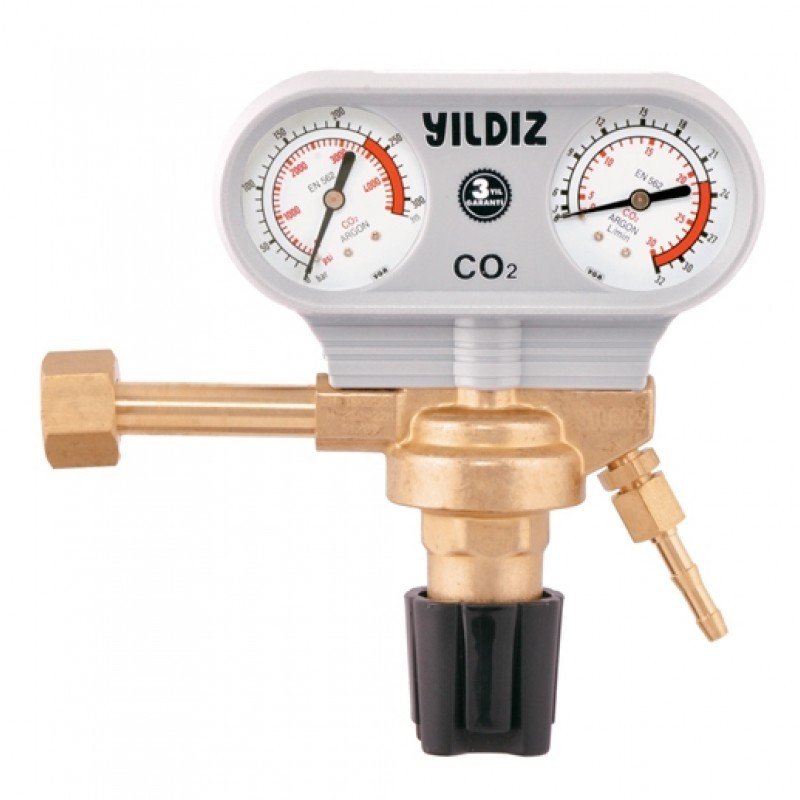YILDIZ GAZ 5350S CO2 Basınç Düşürücü (Muhafazalı)