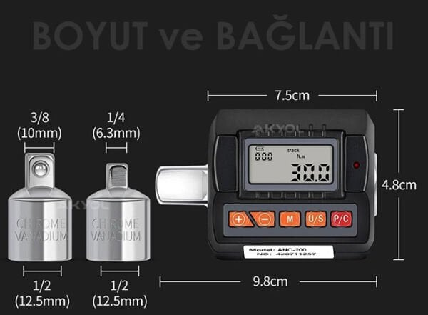 Loyka ANC-200 Dijital Tork Adaptörü