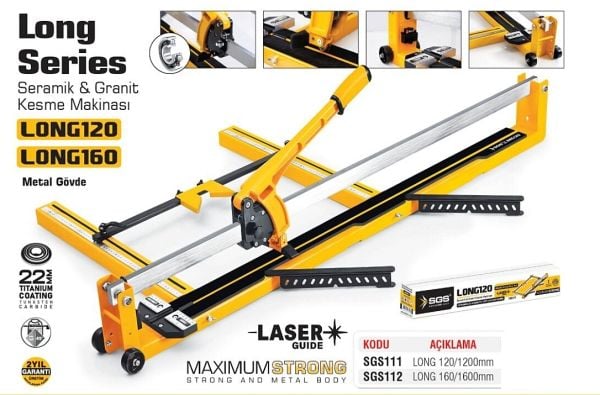 SGS LONG160 Seramik Granit Kesme Makinası 1600 mm