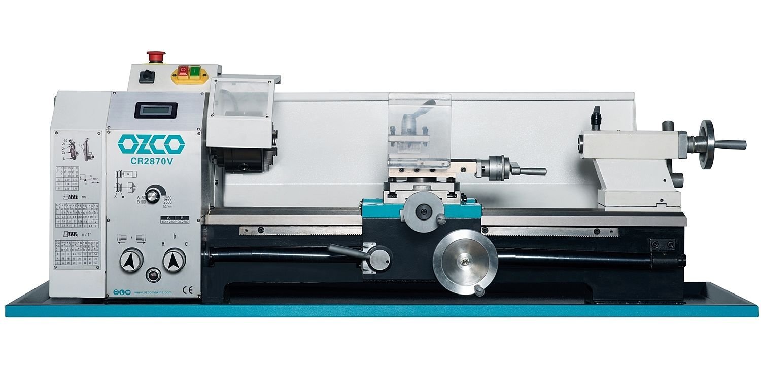 Ozco CR2870V Vario Masaüstü Torna Makinası 70 cm