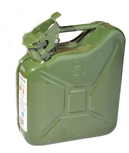 Gelg BB05 Yeşil Metal Yakıt Bidonu 5 Litre
