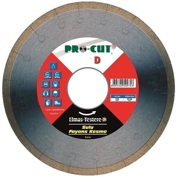 Pro-Cut  250x60 mm Sulu Fayans Kesme Testeresi