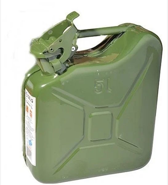Gelg BB05 Yeşil Metal Yakıt Bidonu 5 Litre