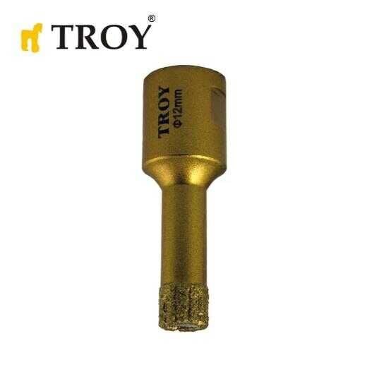 TROY 12 mm Avuç Taşlamalar için Seramik Kuru Elmas Delici