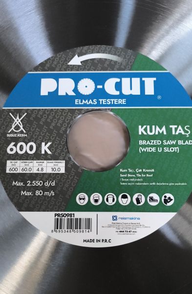 Pro-Cut 600x60 mm Beton Elmas Testere