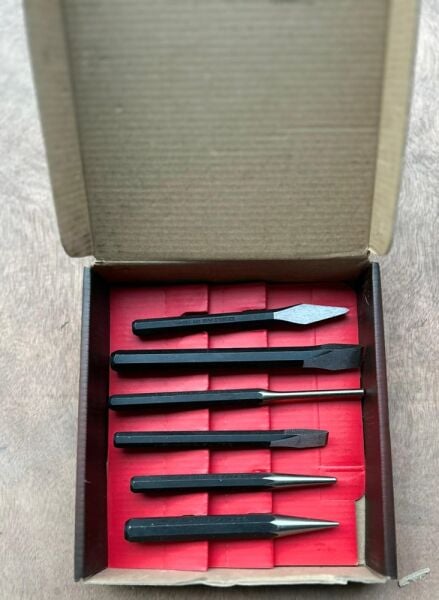 İzeltaş 5600006106 Keski Zımba Takımı 6 Parça