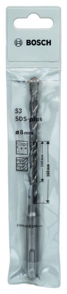 Bosch Plus-1 Serisi SDS-Plus Kırıcı Delici Matkap Ucu 8x160 mm