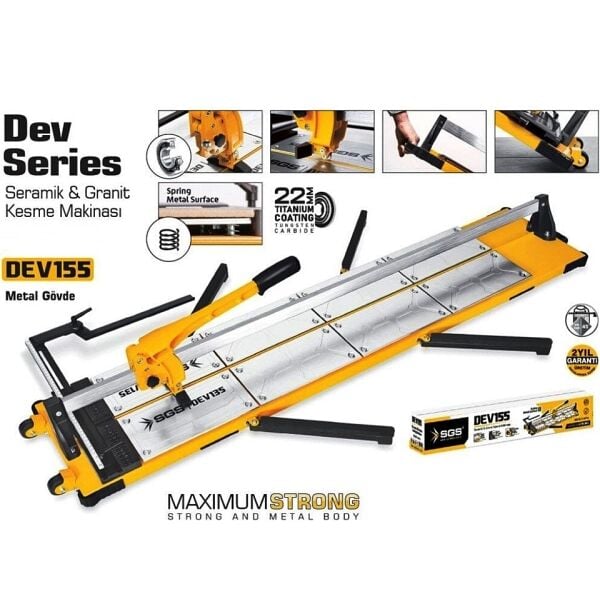 SGS SGS106 Seramik & Granit Kesme Makinesi | 1550 mm Profesyonel
