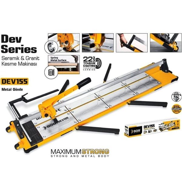 SGS SGS106 Seramik & Granit Kesme Makinesi | 1550 mm Profesyonel