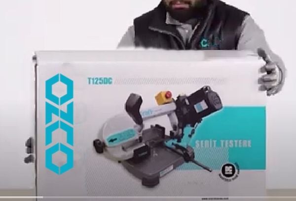 Ozco T125DC Taşınabilir Şerit Testere 1250W / 230V