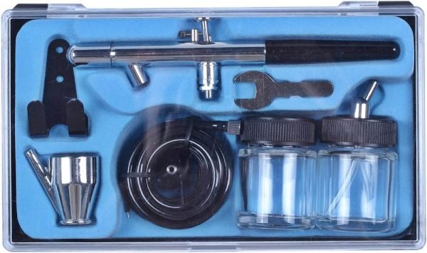 Muzi MZABS128 Airbrush Tabancası Seti 0,35 mm