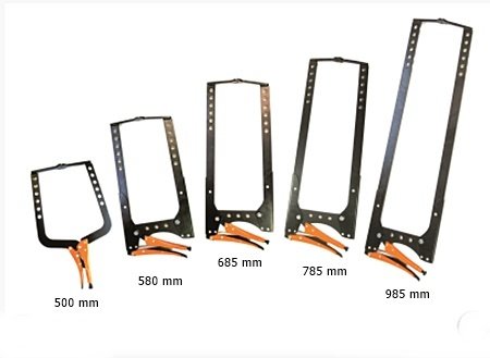 Grip-On 134-24 Uzun ve Geniş Çeneli C Tipi Ayarlı Pense 580 mm