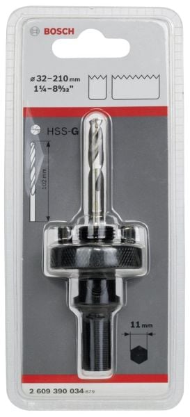 Bosch 11 mm Altıgen Şaftlı 32-210 mm Pançlar için Adaptör