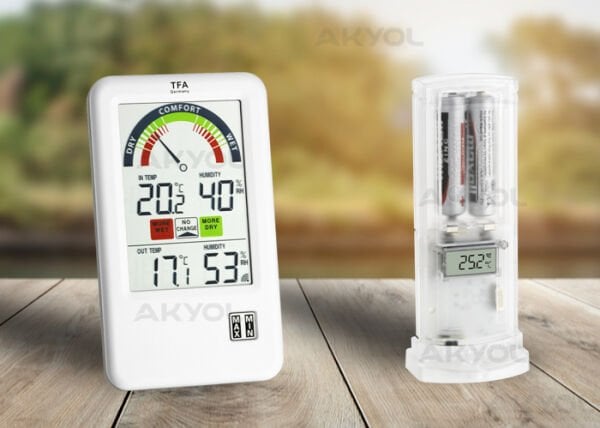 TFA 30.3045.IT \'Belair\' Kablosuz Nem ve Isı Ölçer