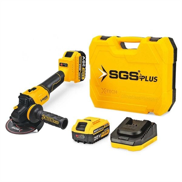 SGS SGS5510 Çift Akülü Avuç Taşlama Makinası Seti A 20V 4.0Ah