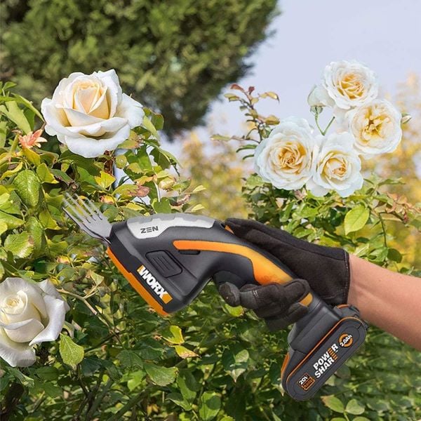 WORX WG801E.5 20Volt 2.0Ah. Li-ion Şarjlı Profesyonel Avuç İçi Çim Kesme Çit Budama ve Çapalama