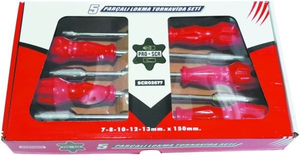 Pro-Scr 02677 Tornavida Seti 5 Parça