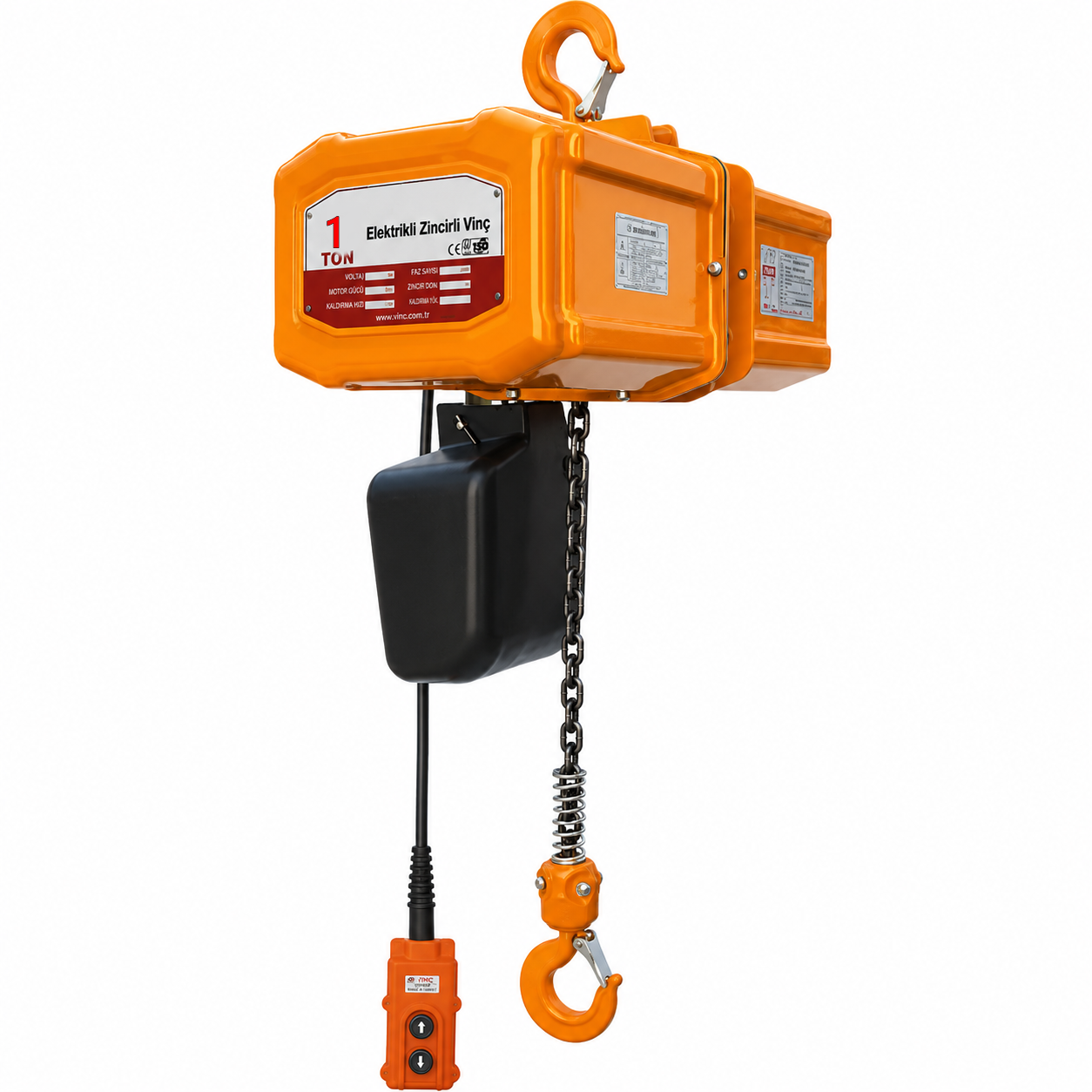Viva Star VVVINC-1 Elektrikli Zincirli Vinç 1000 kg. 6 mt. 380V
