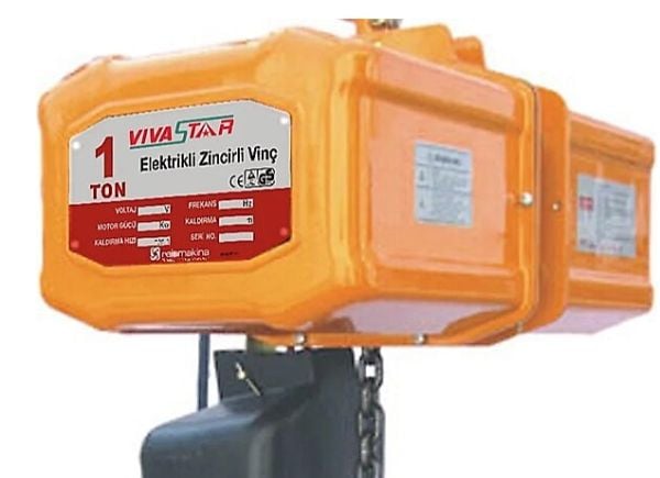 Viva Star VVVINC-1 Elektrikli Zincirli Vinç 1000 kg. 6 mt. 380V