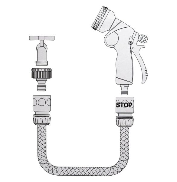 Daye DY2372 8 Fonksiyonlu Metal Sprey Tabancası Seti