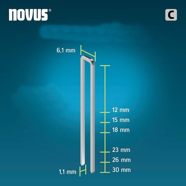 Novus  J-118 C Elektrikli Zımba Tabancası 12-18 mm