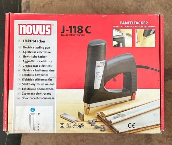 Novus  J-118 C Elektrikli Zımba Tabancası 12-18 mm