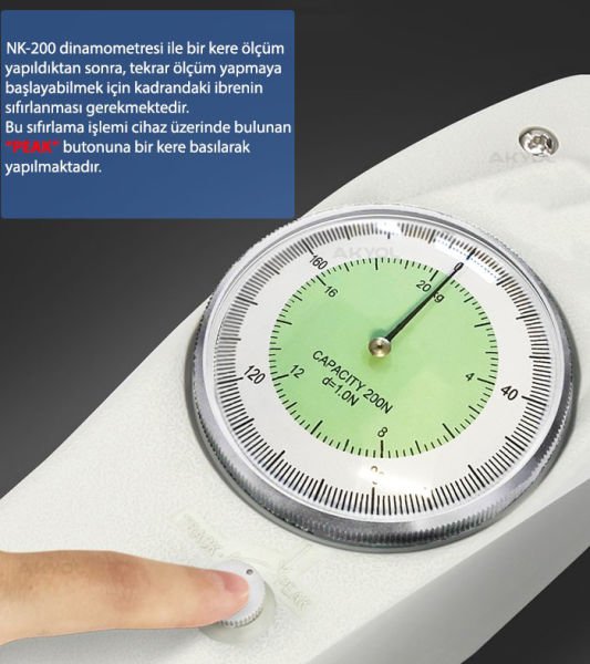 Loyka NK200 Analog Dinamometre Kuvvet Ölçer