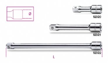 Beta,920/20 Lokma Uzatması 75mm 1/2