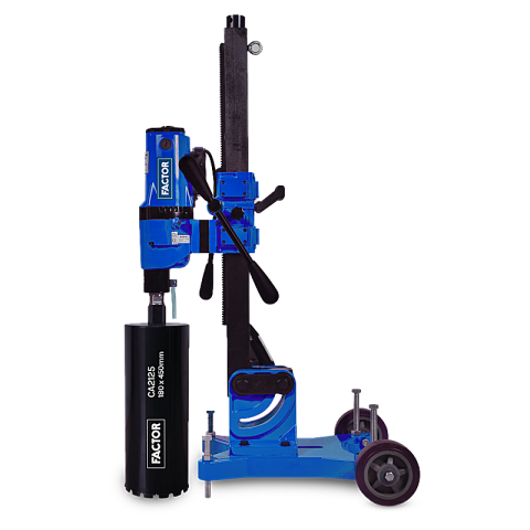 Factor FCCD300A 3980W Açılı Karot Makinası | Profesyonel Beton Karot Delme Makinesi