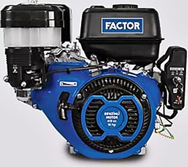 Factor GK460E Benzinli Motor 18 Hp Marşlı ve İpli / Kamalı