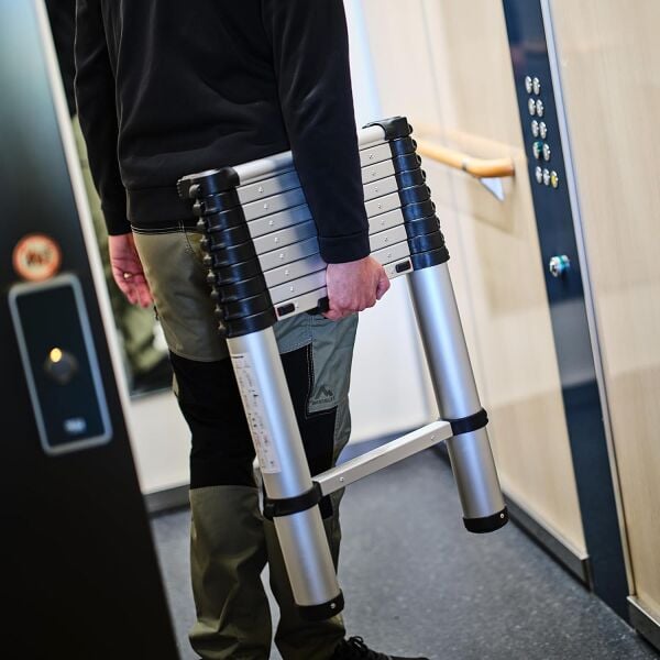 Telesteps 20130-501 ECO 3 Metre Teleskopik Merdiven – Taşınabilir Katlanır Profesyonel Merdiven