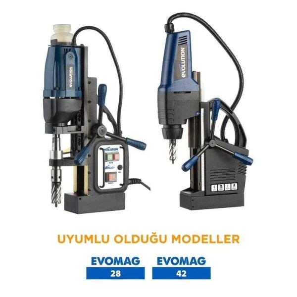 Evolution CUTTERKIT3S Cyclone 3 Parça Weldon Tip Manyetik Matkap Ucu Seti 25 mm Derinlik