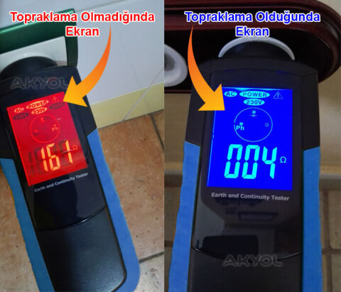 CEM DT-9052 Ev ve İşyeri Topraklama Test Cihaz