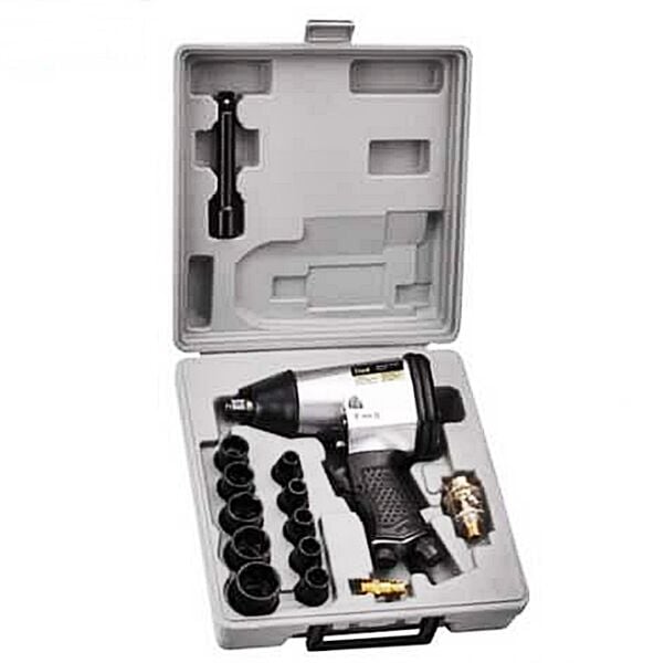 WERT 1855 1/2'' Profesyonel Havalı Somun Sıkma Tabancası Seti – 17 Parça