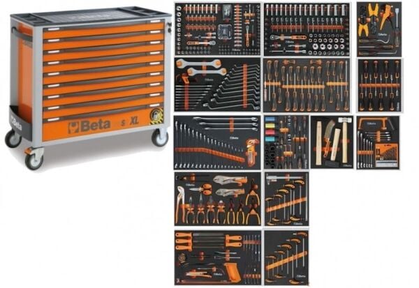 Beta 2400S XL09/E-XL 9 Çekmeceli Takım Arabası 487 Parça