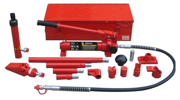 Shun 10 Ton Metal Çanta Hidrolik Kaporta Doğrultma Takımı