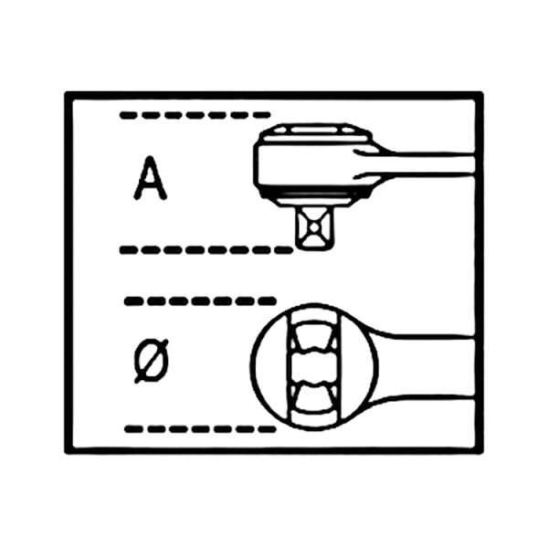 Beta,920/56a 1/2'' Mafsallı Cırcır Kolu
