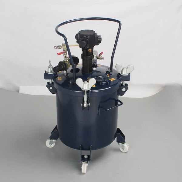 Aristo 40 Litre Otomatik Karıştırıcılı Basınçlı Boya Kazanı | Profesyonel Endüstriyel Boya Tankı