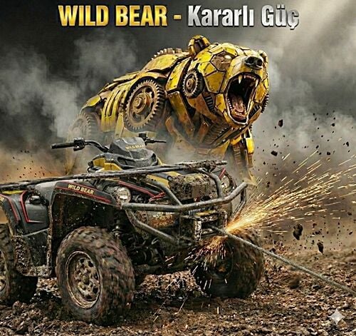 Wild Bear 4500 LBS ATV - UTV  Off-Road Vinci Uzaktan Kumandalı - Profesyonel Vinç