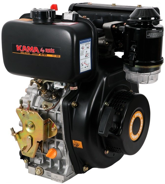 Kama By Reis KDK178FY Dizel Motor 7Hp İpli Kısa Konik