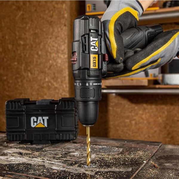 CAT DX15  Li-ion Akülü Şarjlı Darbeli Matkap 12Volt/2.0Ah