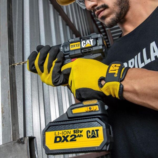 CAT DX12 Çift Akülü Şarjlı Darbeli Matkap 18Volt/2.0Ah