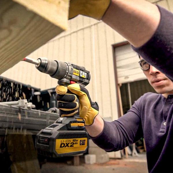 CAT DX12 Çift Akülü Şarjlı Darbeli Matkap 18Volt/2.0Ah
